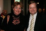 Den Haag 22 november 2004
Feestje Holland Casino in het circustheater.
Hilbert Nawijn met vrouw Corrie
