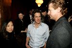 Amsterdam 8 november 2004
Bridget Jones Diary  acteurs Renee Zellweger Hugh Grant en Colin Firth in hotel de Grand.