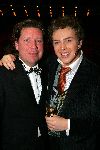 Eindhoven 21 november 2004
Premiere Hello Dolly in schouwburg Eindhoven.
Henkjan Smits met Jamai Idols