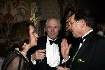 Amsterdam 29 november 2004
Presentatie nieuwe lijn Hans Schreuder in Tuschinski.
Mathijs v Heijninge met vrouw en Jan Swinkels
