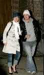 Amsterdam 8 november 2004
Herdenkingsdienst Theo v Gogh in de westergasfabriek.
Johnny de Mol jr met een vriendin