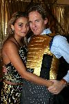 Amsterdam 4 november 2004
Presentatie Quote 500.
Georgina Verbaan en Jort Kelder met kogelvrij vest