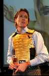 Amsterdam 4 november 2004
Presentatie Quote 500.
Jort Kelder  met kogelvrij vest