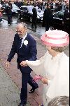 Den Haag 17 mei 2001
Trouwen Prins Constantijn en Prinses Laurentien Brinkhorst.
Koningin Beatrix met prins Bernhard