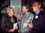 Prinses Juliana samen met haar man Prins Bernhard en Cecile Dreesman
24 oktober 1992