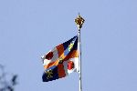 Soestdijk 13 november 2004
Vlag prins Bernhard op paleis soestdijk.