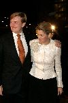 Den Haag 24 november 2004
Feest Prins Friso en Mabel Wisse Smit in danstheater.
Prinses Maxima en Prins Willem Alexander