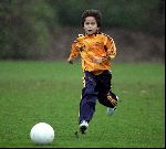 Amsterdam 3 november 2004
Quincy Kluivert voetballen.