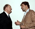 Amsterdam 26 november 2004
Premiere Andre v Duin in Carre
Joop v d Ende en Reinout Oerlemans