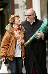 Amsterdam 23 november 2004
Simone Kleinsma met Guus Verstraete op cornelis Schuytstraat