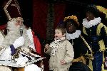 Amsterdam 27 november 2004
Sinterklaas op de cornelis schuytstraat.
Sinterklaas en Zwarte piet