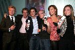 Amsterdam 18 november 2004
Presentatie 2goTV (vodafone) in de Kroon.
Bastiaan Ragas en Winston Gerschtanowitz , Edwin Smulders Martijn Oosterhuis , Renate Verbaan en Micky Hoogendijk
