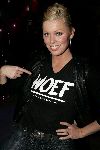 Lexmond 12 oktober 2005
Bridget Maasland krijgt Harley davidson moter.
Bridget met   woef t shirt