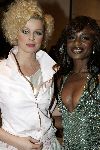 Amsterdam 28 november 2005
Beau Monde awards in het hilton.
 Bridget Maasland met Sylvana Simons