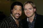 Amsterdam 27 november 2005
Lionel Ritchie optreden voor Holland casino
Lionel ritchie en Christiaan Looman