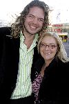 Amsterdam 16 november 2005
Premiere Chicken Little in Pathe arena.
Corry Konings met vriend