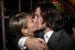 Utrecht 3 november 2005
Premiere Jesus Christ superstar in schouwburg Utrecht.
Dieter Troubleyn  met zijn vrouw kussend