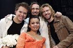 Utrecht 3 november 2005
Premiere Jesus Christ superstar in schouwburg Utrecht.
 Dieter Troubleyn Martin v d Starre Casey francisco en jamai