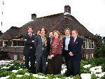 Valkenswaard, 29 Oktober 2005 met o.a. Ad v Nieuwenburg en Voorzitter Tuyt van de eindhovensche golf, Liz Weima en Martijn v d Meulen van This is Golf