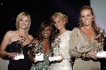 Amsterdam 28 november 2005
Beau Monde awards in het hilton.
Inge de Bruijn Tooske Breugem Ellemieke Vermolen en Sylvana Simons