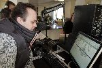 Fijnaart 5 november 2005
Frans Bauer opnames voor show van Edwin Evers van Radio 538 in huiskamer bij Frans thuis. achter computer