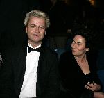Rotterdam 9 november 2005
Premiere Holiday on ice in ahoy.
Geert Wilders met zijn vrouw Crisztina