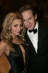 Amsterdam 28 november 2005
Beau Monde awards in het hilton.
Georgina Verbaan met Jort kelder