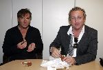 Amsterdam 10 november 2005
Presentatie dvd Gerard Joling en Gordon bij Fame.
eten kroket