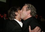Amsterdam 27 november 2005
Lionel Ritchie optreden voor Holland casino
Gordon kussend met Gerard Joling