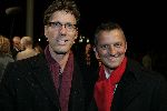 Utrecht 3 november 2005
Premiere Jesus Christ superstar in schouwburg Utrecht.
Hans Schiffers met vriend