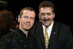 Utrecht 3 november 2005
Premiere Jesus Christ superstar in schouwburg Utrecht.
henk Krol met vriend