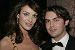 Amsterdam 28 november 2005
Beau Monde awards in het hilton.
Irene v d Laar met verloofde Sander