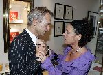 Amsterdam 21 november 2005
Presentatie boek Jaap Jongbloed en Simon Vuyk bij Mont Blanc op pc hooftstraat.   Jaap met zijn vrouw