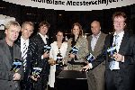 Amsterdam 21 november 2005
Presentatie boek Jaap Jongbloed en Simon Vuyk bij Mont Blanc op pc hooftstraat. Frits Sissing   John v d Heuvel Mariska Hulscher Fred Staehle
