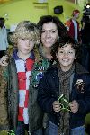 Amsterdam 16 november 2005
Premiere Chicken Little in Pathe arena.
Janke Dekker met zoon (l)