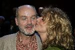 Utrecht 3 november 2005
Premiere Jesus Christ superstar in schouwburg Utrecht.
Leonie Jansen kussend met man
