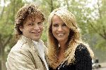 Amsterdam 4 oktober 2005
Presentatie Gooische vrouwen bij Vertigo in het vondelpark.
Linda de Mol en Peter Paul Muller