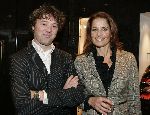 Amsterdam 21 november 2005
Presentatie boek Jaap Jongbloed en Simon Vuyk bij Mont Blanc op pc hooftstraat. Frits Sissing  Mariska Hulscher