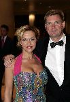 Amsterdam 28 november 2005
Beau Monde awards in het hilton.
Mariska v Kolck met man