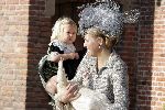 Wassenaar 19 november 2005
Doop prinses Alexia en kerk Wassenaar.
Maxima met Alexia en Prins Willem Alexander met Amalia