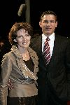 Utrecht 3 november 2005
Premiere Jesus Christ superstar in schouwburg Utrecht.
Medy v d Laan met man