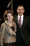 Utrecht 3 november 2005
Premiere Jesus Christ superstar in schouwburg Utrecht.
Medy v d Laan met man