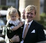 Wassenaar 19 november 2005
Doop prinses Alexia en kerk Wassenaar.
Prins Willem Alexander en Amalia