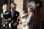 Wassenaar 19 november 2005
Doop prinses Alexia en kerk Wassenaar.
Prinses Maxima Alexia Amalia en Prins Willem Alexander