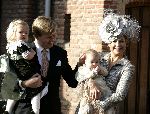 Wassenaar 19 november 2005
Doop prinses Alexia en kerk Wassenaar.
Prinses Maxima Alexia Amalia en Prins Willem Alexander