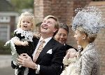 Wassenaar 19 november 2005
Doop prinses Alexia en kerk Wassenaar.
Maxima met Alexia en Prins Willem Alexander met Amalia