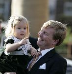Wassenaar 19 november 2005
Doop prinses Alexia en kerk Wassenaar.
Prins Willem Alexander en Amalia