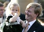Wassenaar 19 november 2005
Doop prinses Alexia en kerk Wassenaar.
Prins Willem Alexander en Amalia