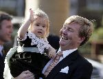 Wassenaar 19 november 2005
Doop prinses Alexia en kerk Wassenaar.
Prins Willem Alexander en Amalia