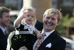Wassenaar 19 november 2005
Doop prinses Alexia en kerk Wassenaar.
Prins Willem Alexander en Amalia